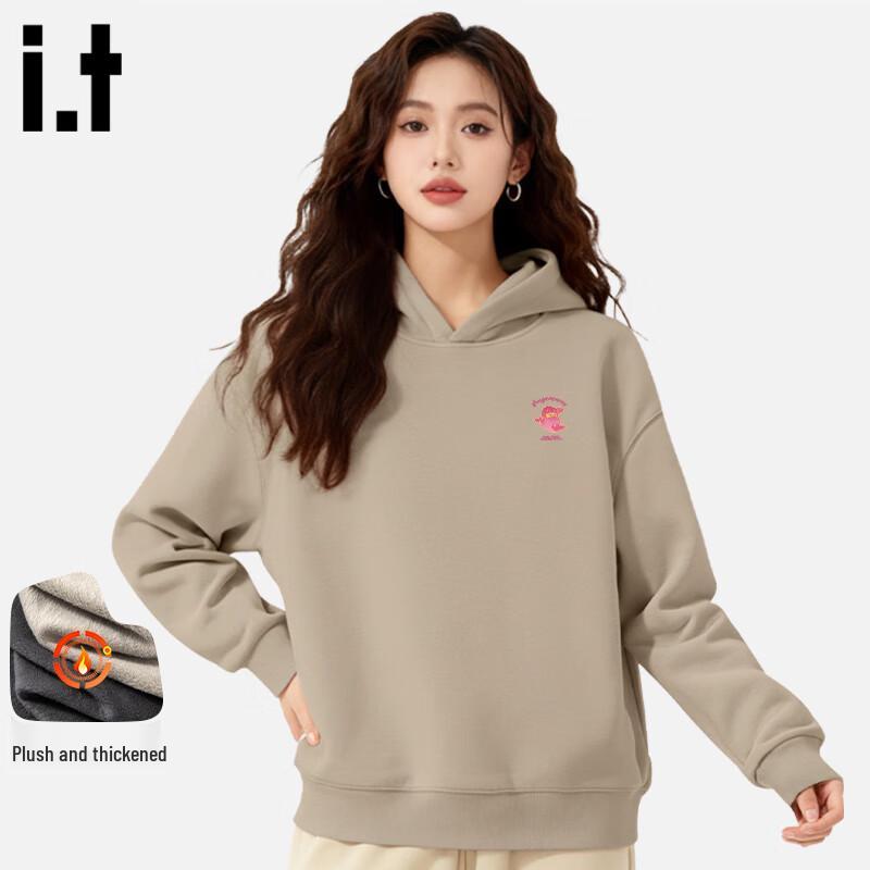 Fingercroxx IT Men's Chinese Style Fleece-Lined Hooded Sweatshirt