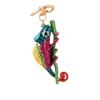 Chameleon Lizard Keychain with Rhinestone Embellishments Metal Alloy Pendant Climbing Design Durable Key Ring Accessory for Bags and Keys