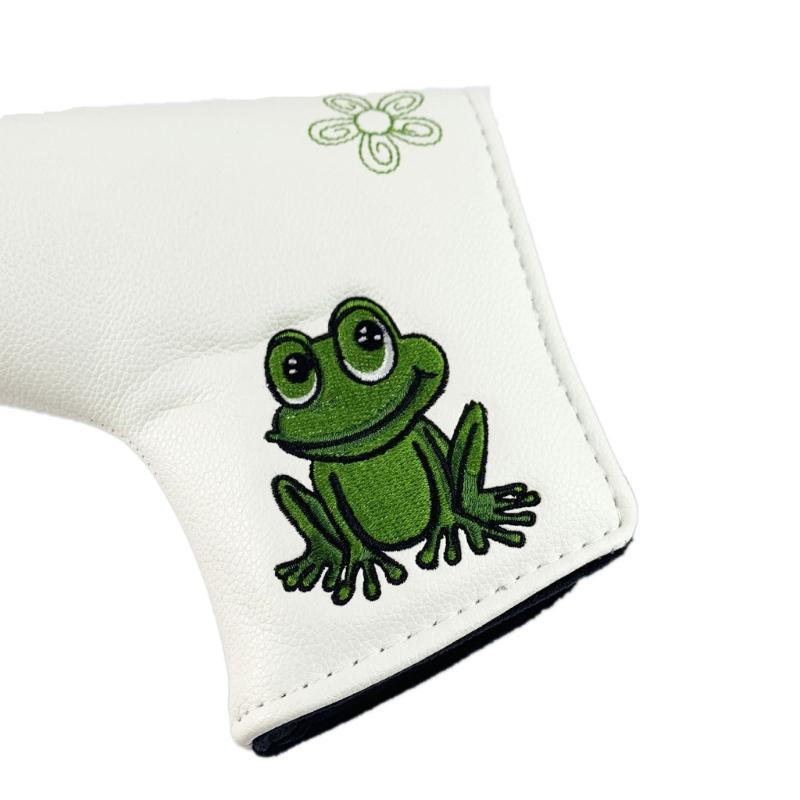 PU Leather Iron Wedges Golf Club Head Cover Frogs Skull Golf Iron Headcover Protective Cover To Protect Your Golf Club