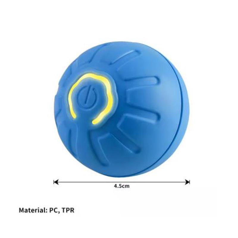 Intelligent Pet Toy Ball Electronic Pet Interactive Toy Moving Ball USB Puppy Automatic Moving Bounce Gift Cat Products.
