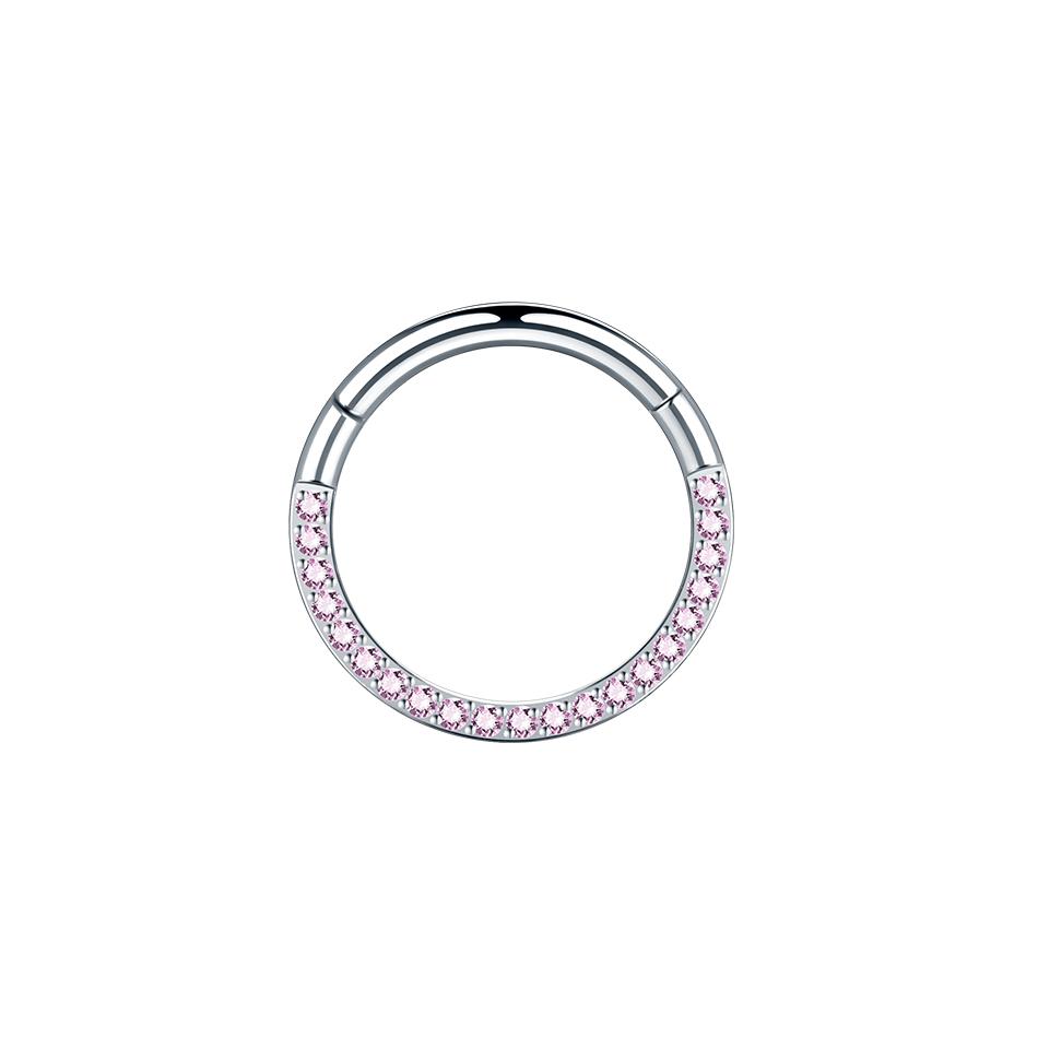 1PC 16G Surgical Steel Hoop Earrings for Women 6/8/10/12mm CZ Paved Small Helix Piercing Tragus Cartilage Piercing Body Jewelry