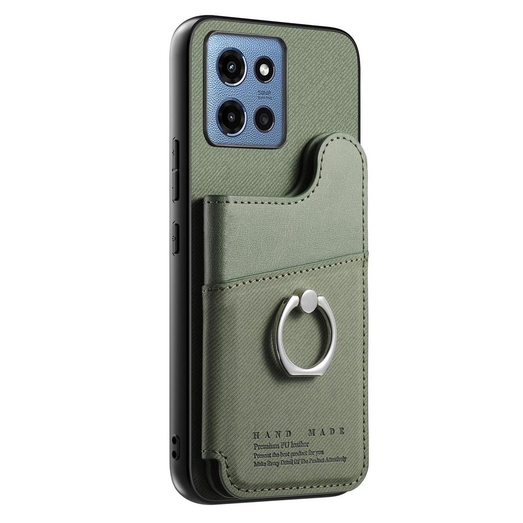 MOTO Edge60 Phone Case Wallet with Ring Holder, Compatible with Edge75