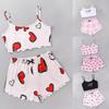 European and American Sleeveless Tank Top & Shorts Two-Piece Pajama Set for Women