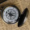 10 Stück/Los Großhandel Beliebte Vintage Taschenuhr Einfache Steampunk Quarz Textur Römische Ziffern Halskette Kette Geschenk für Männer Frauen