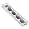 Dental Drip Bottle Placement Rack Silver Stainless Steel Reusable Bottle Holder for Dentists
