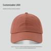 Unisex Custom Logo Solid Color Baseball Cap - Spring/Autumn Casual Korean Style for Large Head.