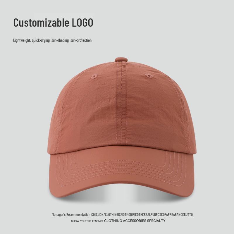 Unisex Custom Logo Solid Color Baseball Cap - Spring/Autumn Casual Korean Style for Large Head.