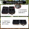 GeaRe: Compact Storage Case for Regulator Stoves, Holds Burner and Two CB Canisters, Water-Repellent, Waterproof, Shock-Resistant, Easy to Carry, Gas