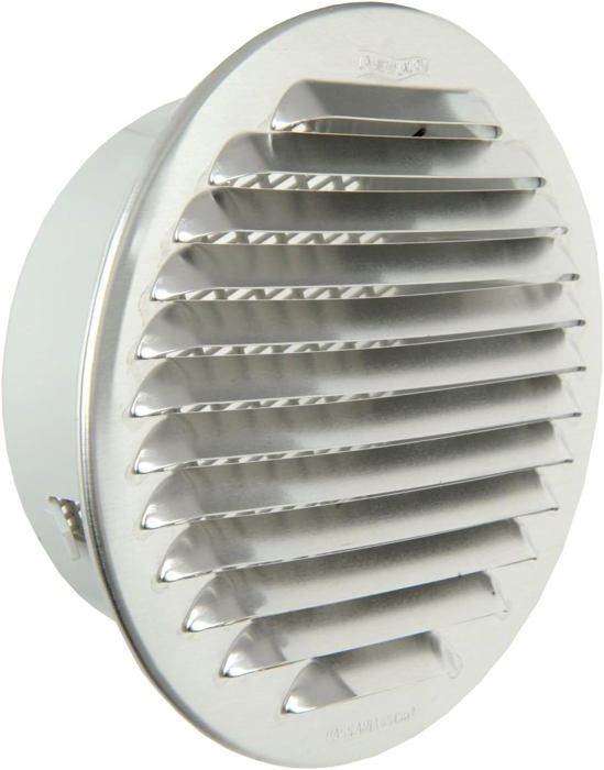 Grille d'aération - La ventilazione - GTAP125R - Ronde encastrable - Aluminium - 150 mm