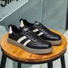Leather Men's Hollow Men's Shoes Board Shoes White Shoes Men's Pure Cowhide Shoes Men's Casual Shoes