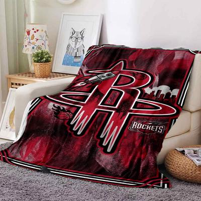 Houston Rockets Print Flanelldecke Hohe Qualität Warm Bequem Decke für Alle Jahreszeiten Perfekt für Geschenke Heimdekoration