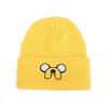 Korean Cute Cartoon Embroidered Knit Hat - Versatile, Funny Cold-Weather Accessory