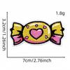 2025 Cute Cartoon Pizza Snack Embroidered Cloth Patches for Kids' Clothes