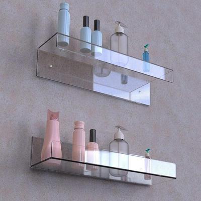 Wall Mounted Shelves Clear Acrylic Wall-Mounted Storage Shelves For Wall Wall Storage Shelves Decorative Collectibles Display