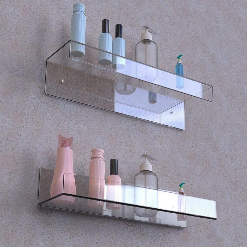 Wall Mounted Shelves Clear Acrylic Wall-Mounted Storage Shelves For Wall Wall Storage Shelves Decorative Collectibles Display United States