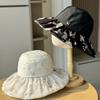 Ruyi's new sun-blocking and UV-protective fisherman hat for women, spring and summer Korean version, large brim, outdoor cycling sun hat