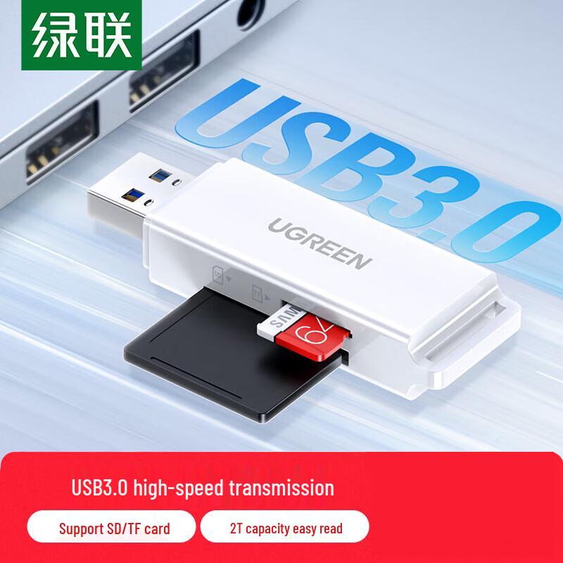 

UGREEN USB 3.0 High-Speed SD/TF Card Reader