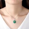 BELLA BOX Hot-selling Green-shaped Gorgeous Personalized Clavicle Chain Simple Crystal Necklace For Women Wedding Jewelry Wholesale