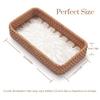 Elegant Rattan Jewelry Holder Decorative Serving Tray For Dresser Vanity Entryway Organize Accessories Watches Stylish Home Decors Gift