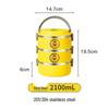 Little Yellow Duck 3-Layer Stainless Steel Insulated Lunch Box