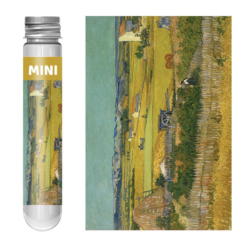 Van Gogh Ayçiçekleri 150 Mini Test Tüpü Bulmaca Dünyaca Ünlü Resim Serisi Seyahat Bulmaca DIY ÇerçeveYC-M