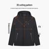 Herren Frühling Winddichte Jacke mit abnehmbarer Kapuze