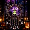 Hanging Wind Chime Acrylic Window Hanging Decor Bat Suncatcher  Halloween