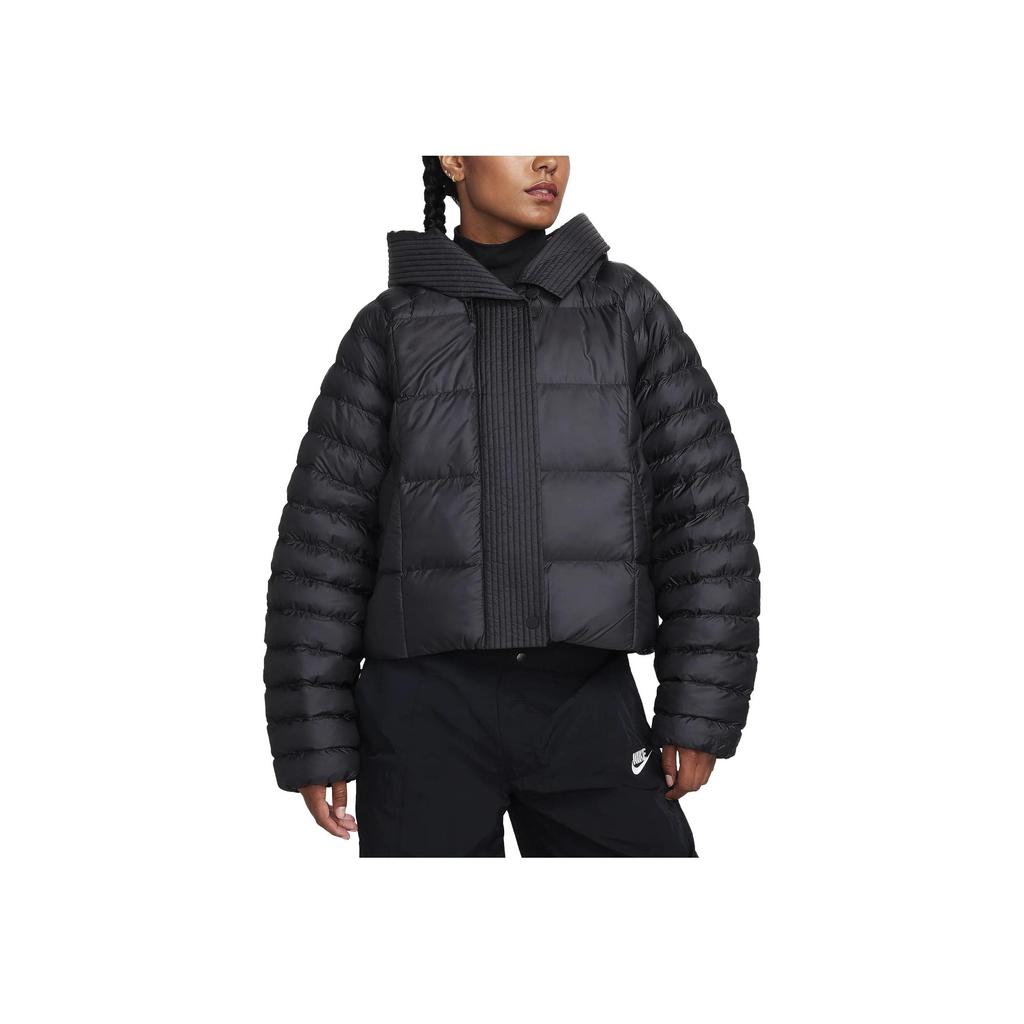 Nike Dámská bunda Therma-Fit Oversized s kapucí Černá bunda FB8729-010