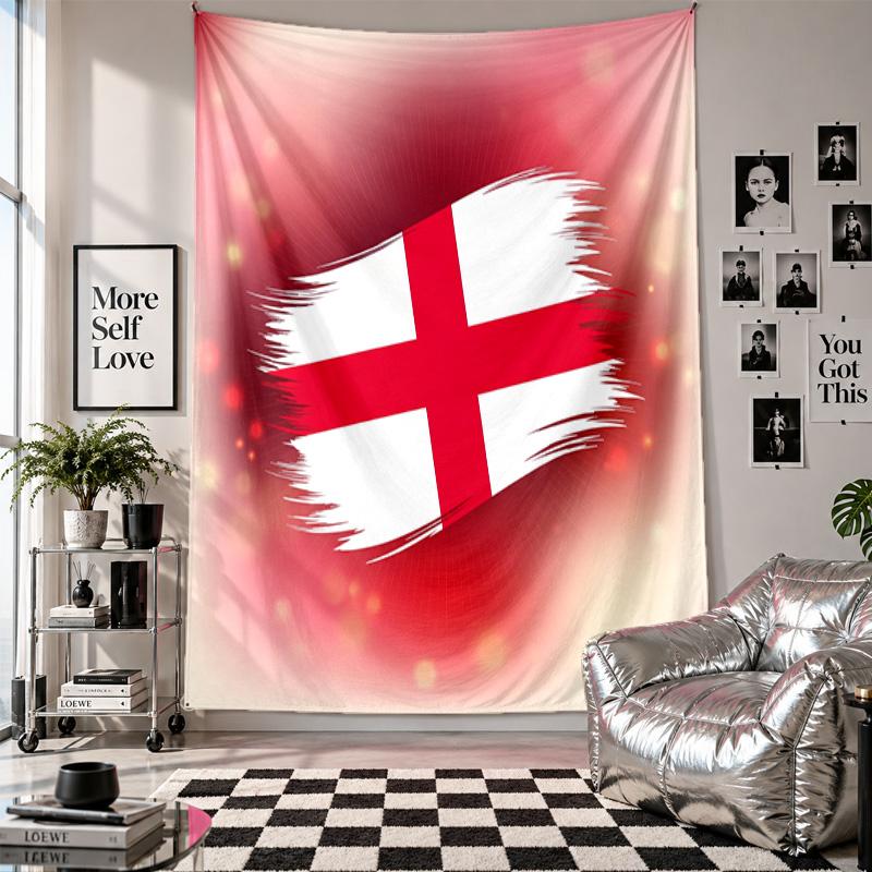 England Football Wall Tapestry Home Decor Wall Hanging Cloth for Bedroom Living Room Background