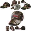 Trump Donald 2020 Camouflage Cap Hat Embroidered Usa Flag Hat Keep America Great