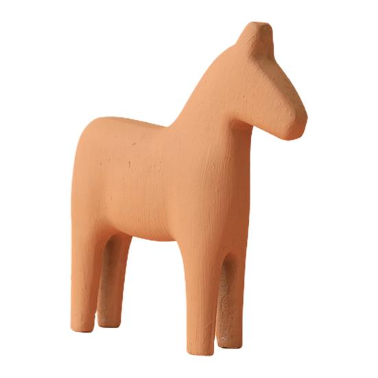

Прочная фигурка лошади с нежным изысканным закругленным краем S коричневый