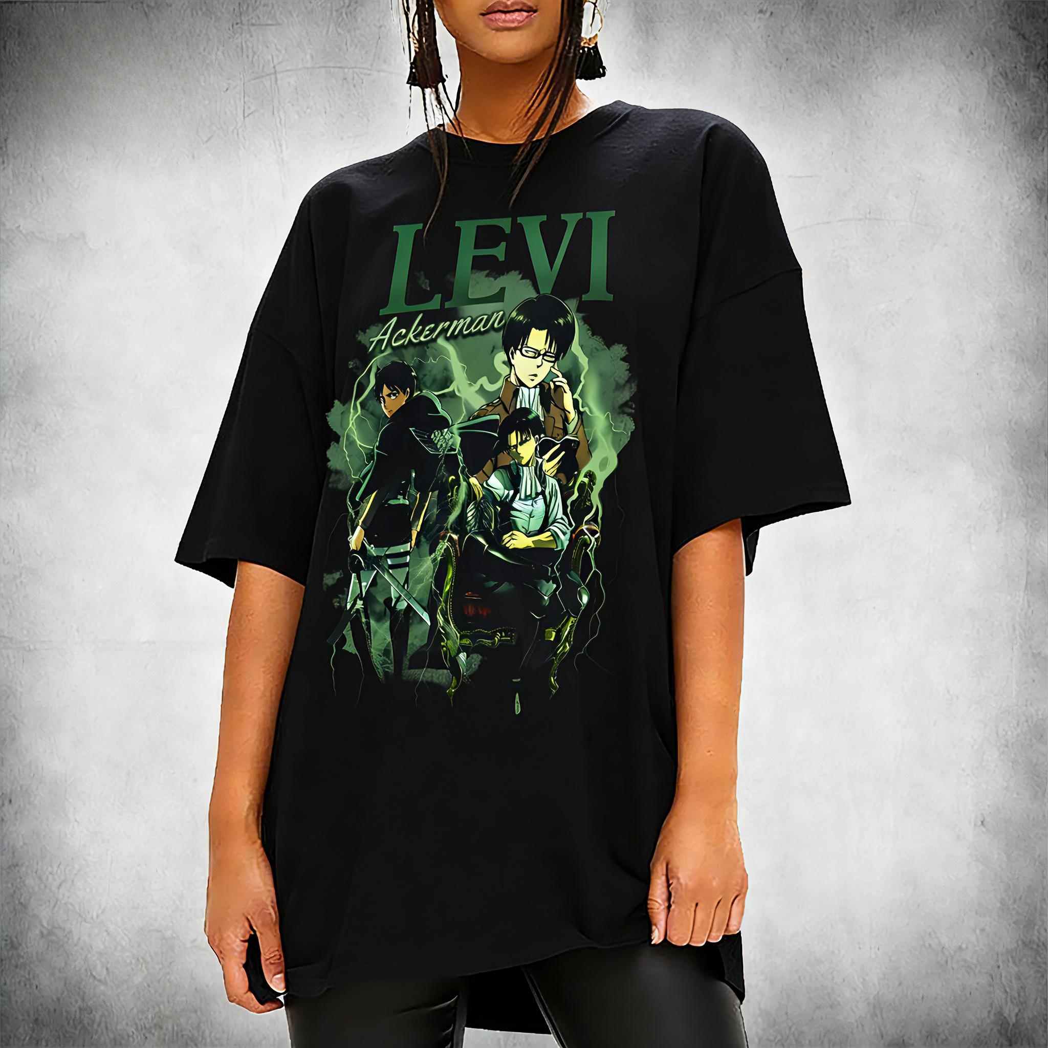 Evi AckerUnisex Shirt Attack on Titan Tshirt Attack on Titan Anime Comfortable and Breathable Shirt Y2k Ins 4XL