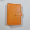 A4 A5 A6 Budget Binder File Holder Loose Leaf PU Leather Notebook Budget Binder with Prong Rings for Students Journal Business