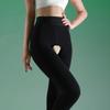 Damen Leggings Strumpfhose Herbst Winter Samt Offener Schritt Lange Socken Strumpfhosen Elastisch Sexy Glänzend Warm Thermounterwäsche