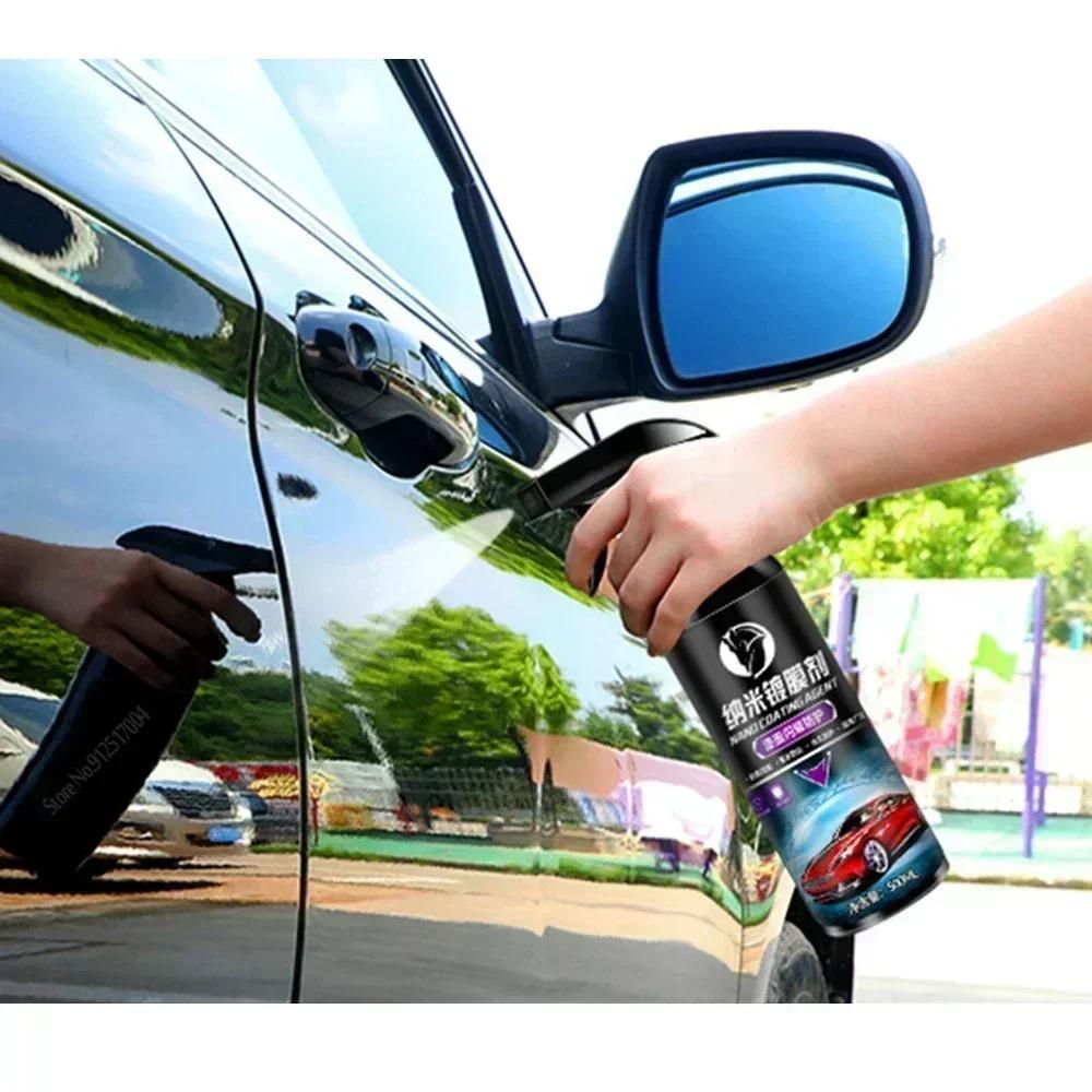 500ML Ceramic Car Coating Nano Liquid Glass Plated Crystal Hydrophobic Waterproof Polishing Paint Hardness Car Polish Wax Supply