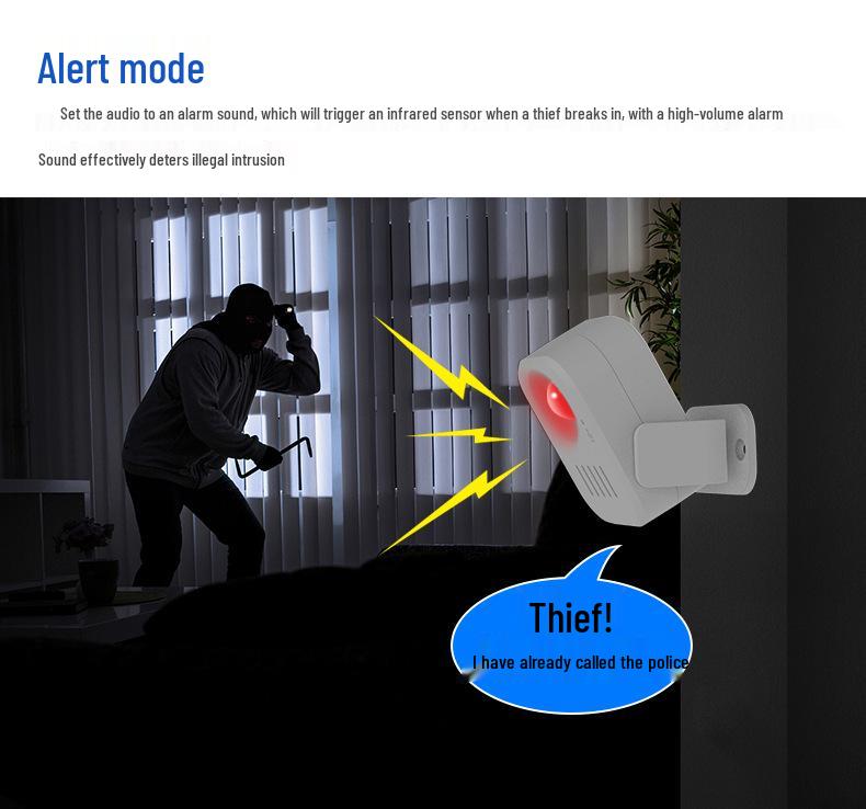 Wireless Recordable Doorbell & Welcome Sensor Alarm