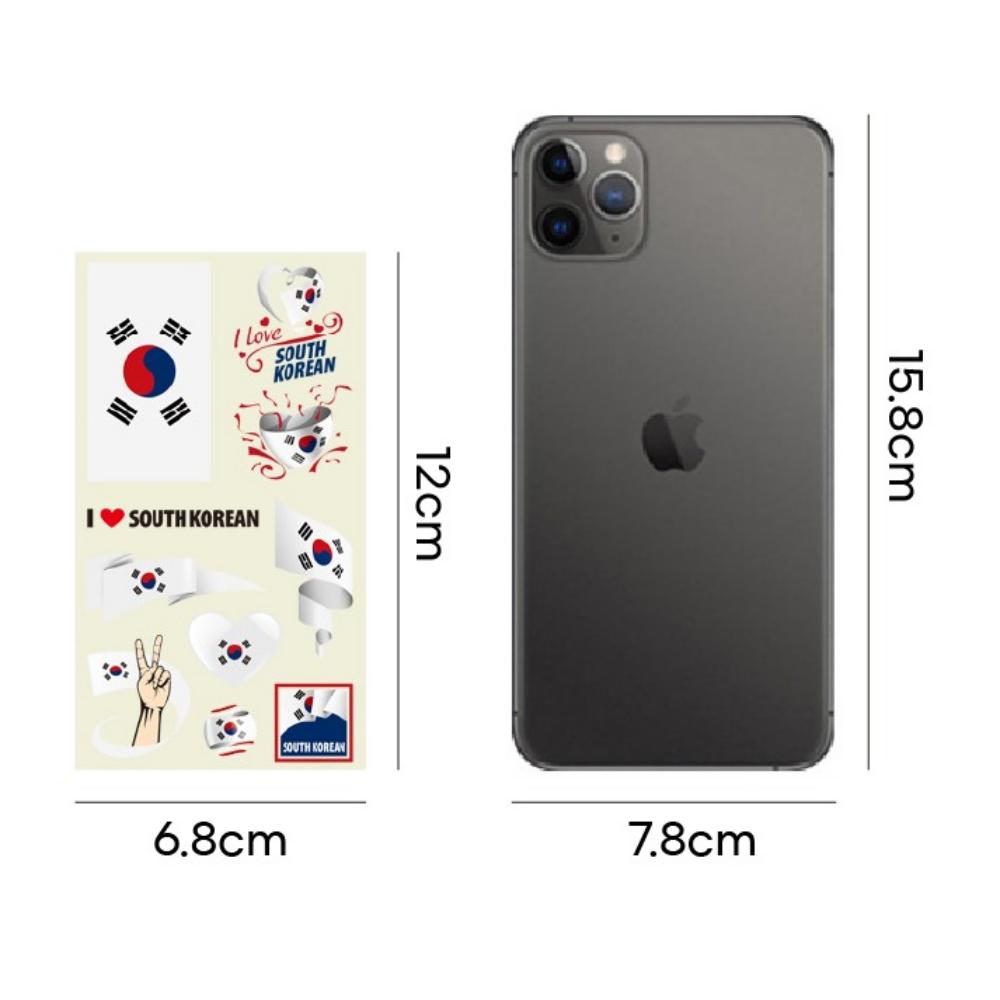 Kogoods Korea Korea Tattoo Sticker 10p 1+1