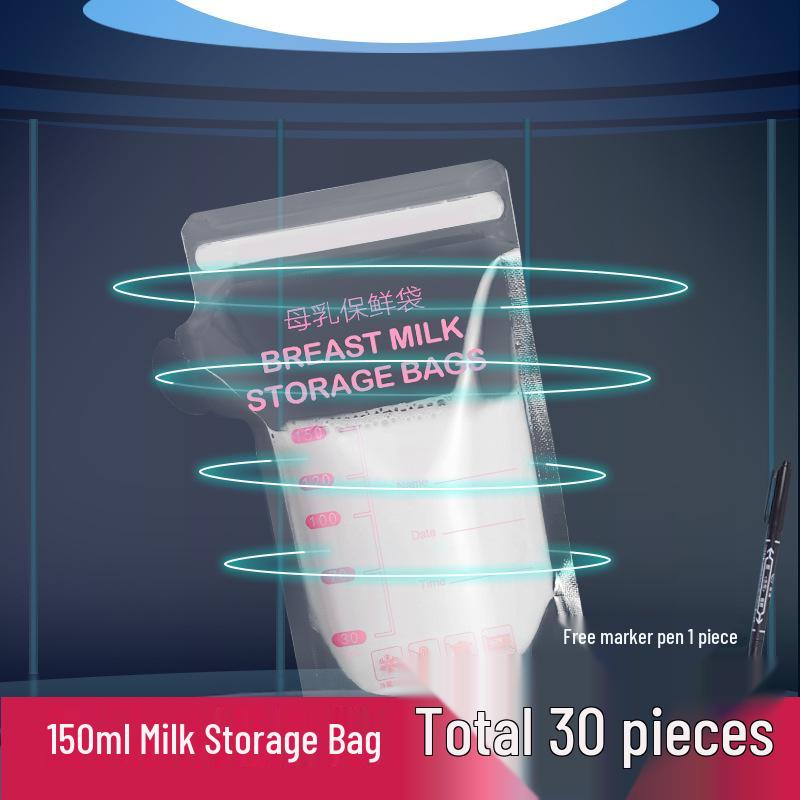 Breast Milk Storage Bags, 100ml, Disposable for Freezing and Preservation