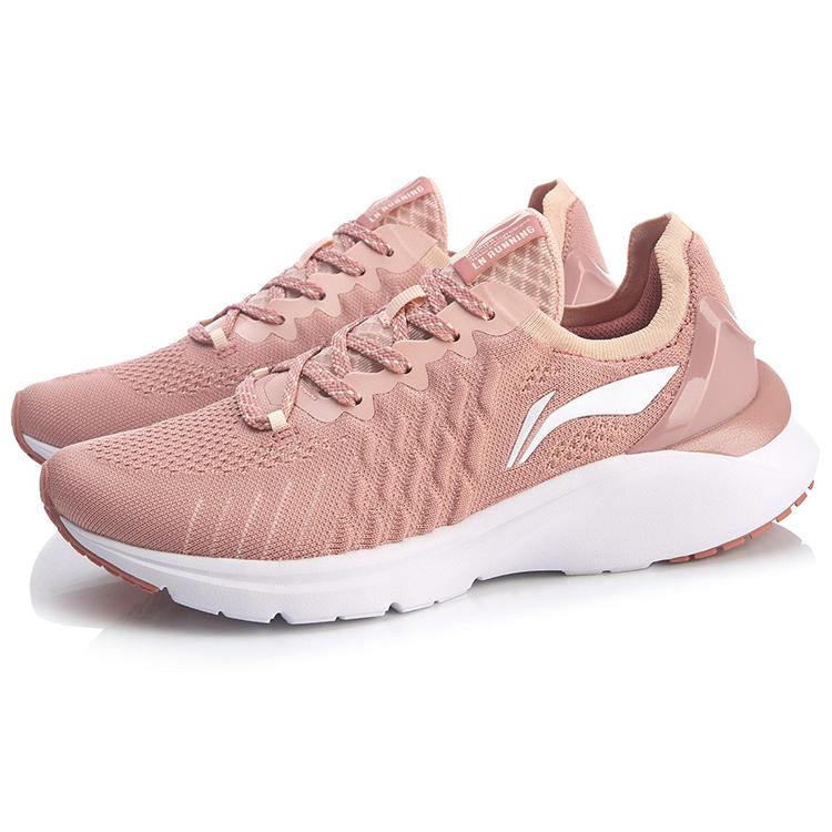 Li Ning YunQue Cushioning Low Top Running Shoes Women's Pink ARHQ178-3