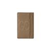 Gucci Double G logo embossed flip closure leather card holder men's taupe