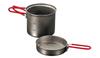 EVERNEW Titanium Ultralight Deep Cooker, Red, ECA265R
