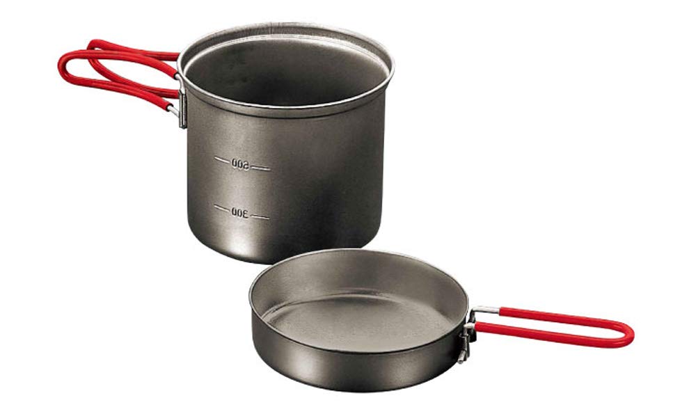 

EVERNEW Titanium Ultralight Deep Cooker, Red, ECA265R