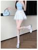 Women's High Waist Black Pleated Mini Skirt - Autumn/Spring