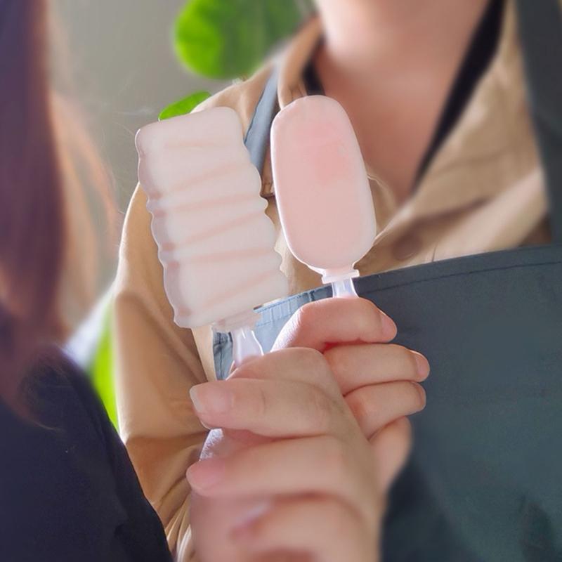 DIY Handmade Silicones Ice Creams Molds User Friendly Popsicles Molds Dessert Freezers Juice Ice Tray Molds