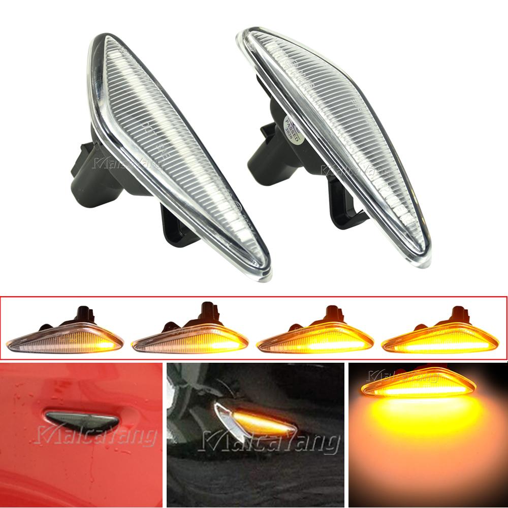 Dynamic Led Side Marker Turn Signal Repeater Light for Mazda MX-5 Miata RX8 Mazda5 CW Premacy Mazda 6 Atenza Fiat 124 Spider