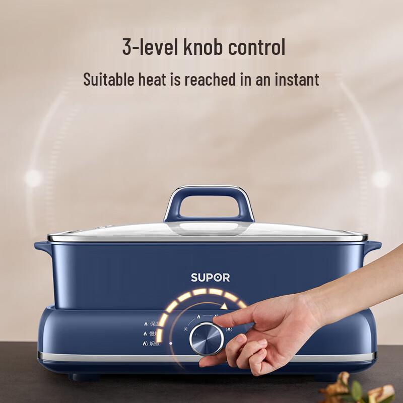 Supor ZMD 6L geteilter elektrischer Hot Pot CN-Stecker (Adapter enthalten)