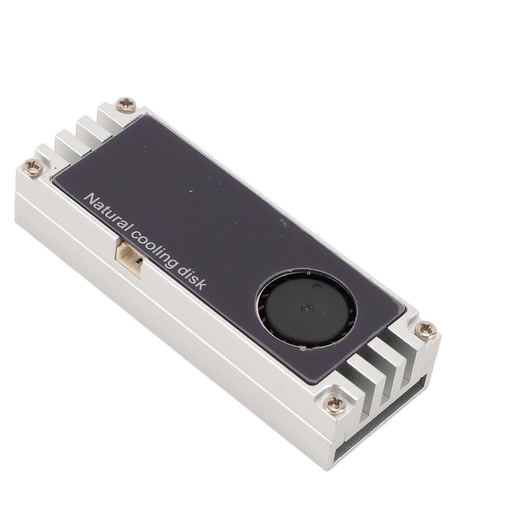 NVMe M.2 Heatsink Temperature Display Aluminum High Performance SSD Cooler with Dual Thermal Silicone Pads