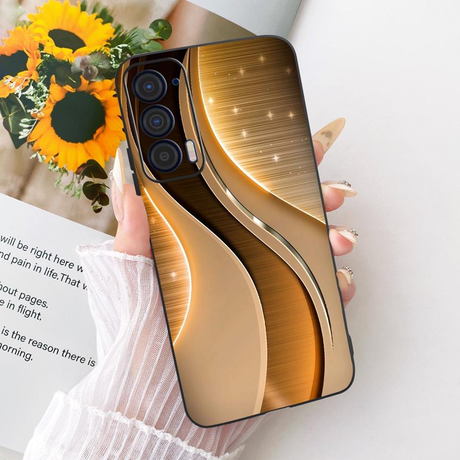 For Motorola Edge 2021 Case XT2141-1 Luxury Butterfly Tree Painted Cover Soft Silicone Case For Motorola Edge 2021 Edge2021 Bags