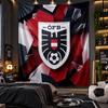 Wall Hanging Tapestry Austria Football Print Cloth for Living Room Bedroom Home Decor