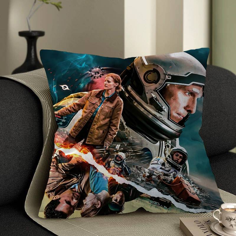 Classic Science Fiction Movies I-InterstellarMT Cushion Cover Car Throw Pillow Case For Sofa Car Christmas Gift 40x40cm 45x45cm